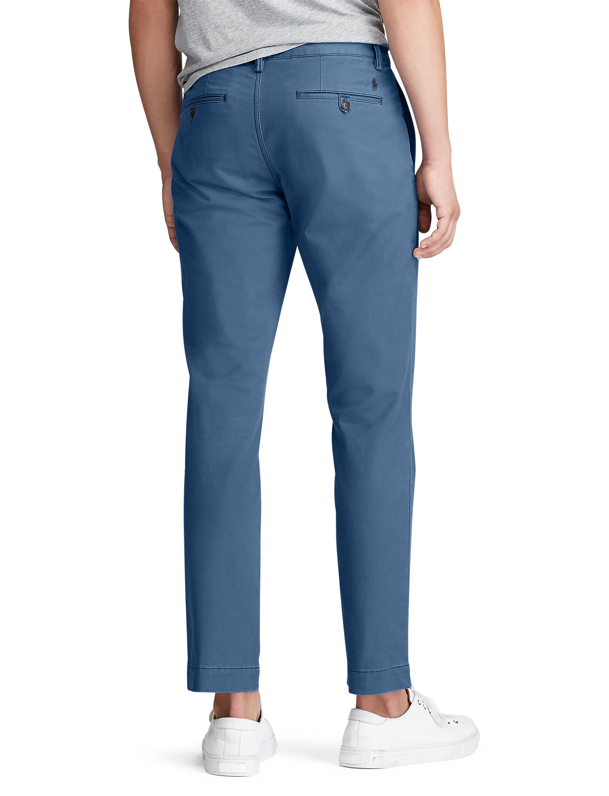 Bedford slim fit stretch chino trousers - Old Royal