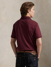 Polo coupe ajustée - Spring Wine Heather