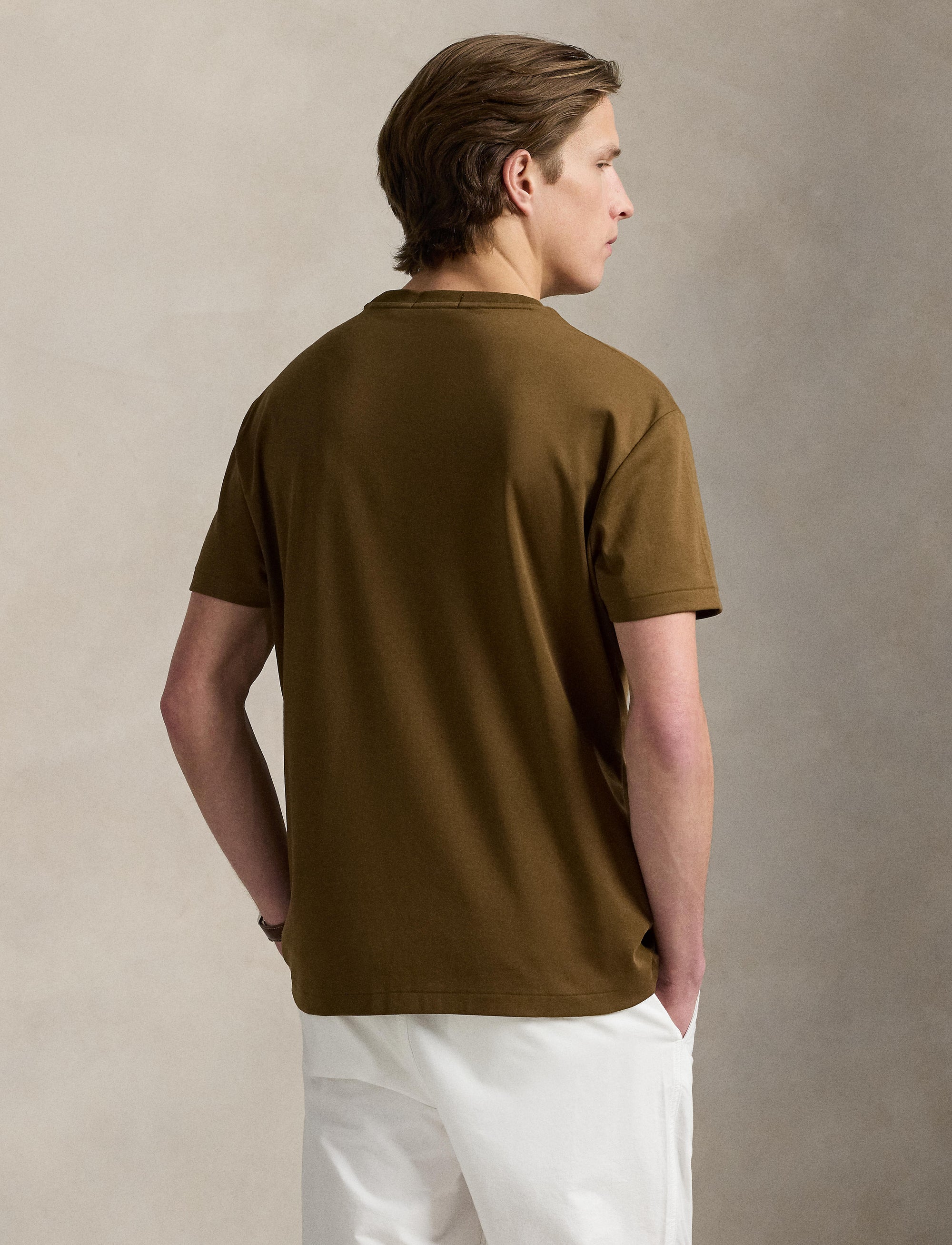 T-shirt Custom Slim Fit - Nature Brown