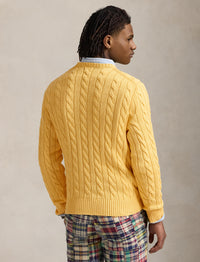 Pull en coton torsadé - Fall Yellow