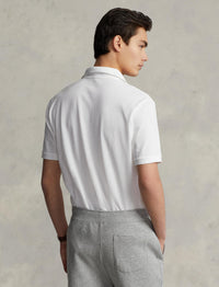 Polo stretch coupe ajustée - White