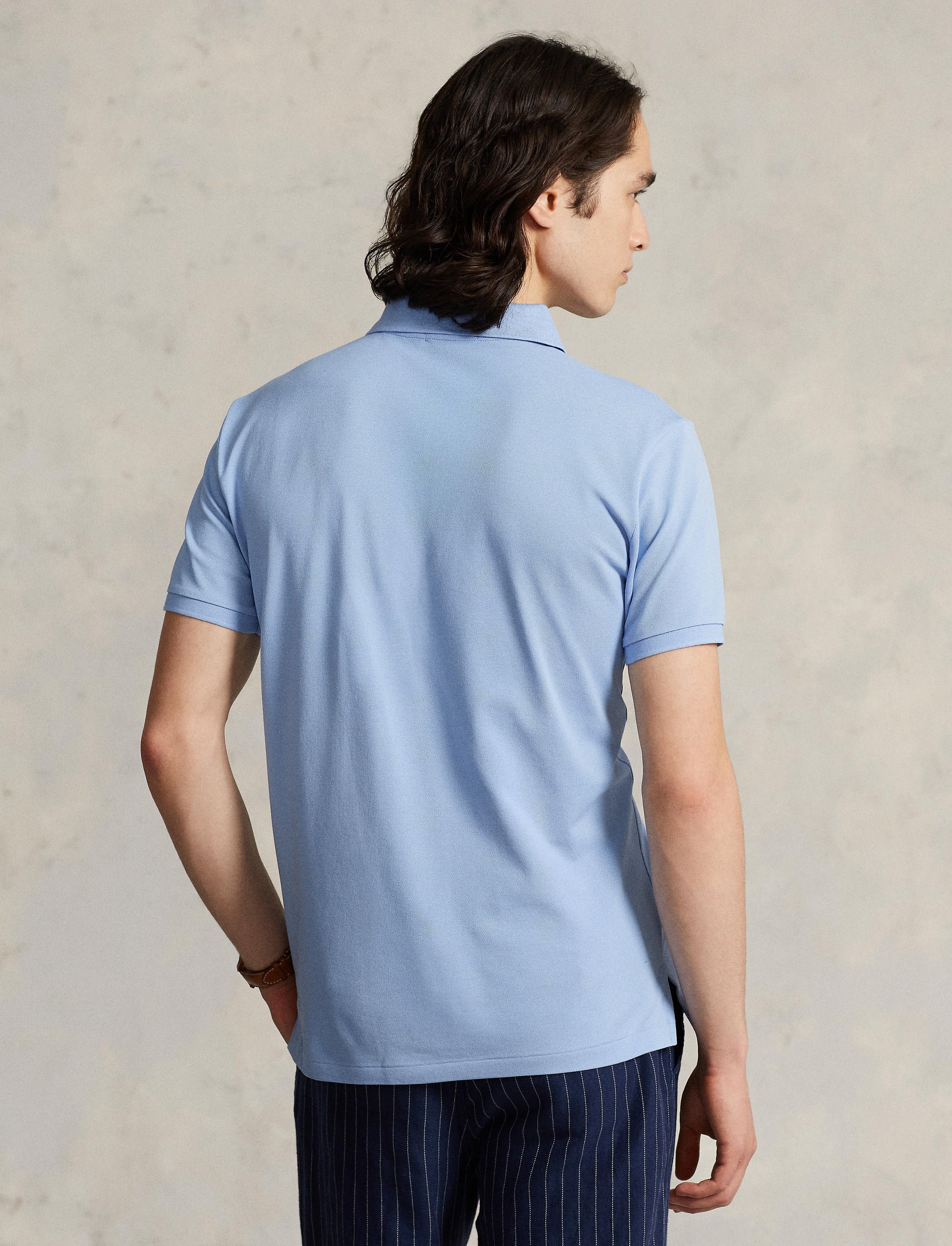 1pcs / NEW // AUSTIN BLUE/C7156 POLO SHIRT SHORT SLEEVE SSKCCMSLM5