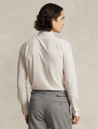 Chemise Oxford rayée coupe ajustée - Classic Tan & White