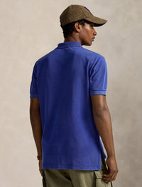Polo coupe originale en coton piqué - Graphic Royal