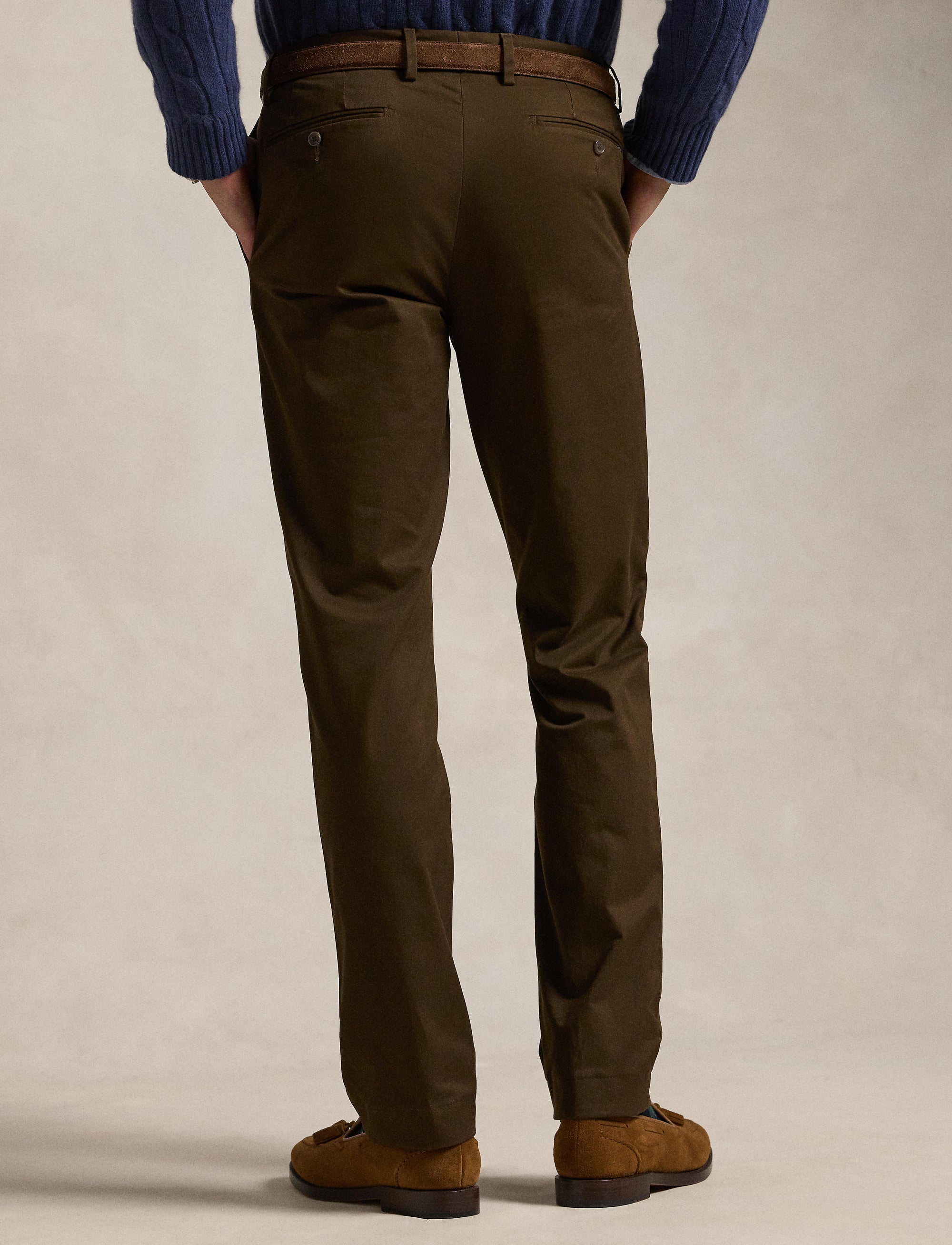 Pantalon Greenwich Slim Fit en chino - Dark Brown