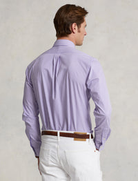 1pcs / NEW // 4655K LAVENDER/WHITE SPORT SHIRT LONG SLEEVE SLBDPPCS