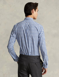 Chemise Slim Fit en popeline stretch - Blue & Multicolore