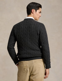 Pull iconique en cachemire torsadé - Dark Granite Heather