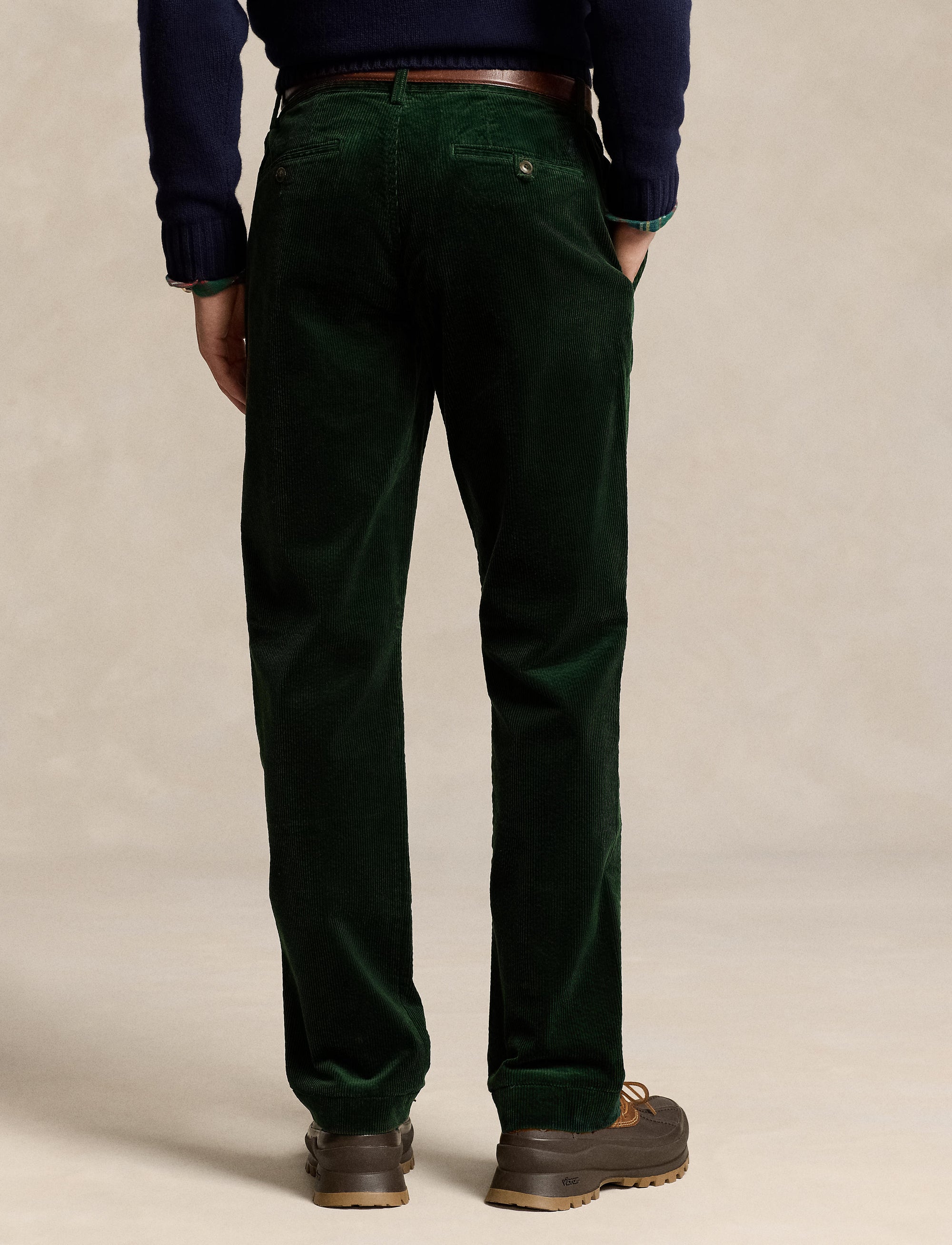Pantalon droit velours côtelé stretch - College Green