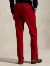 Stretch corduroy straight-leg trousers - Ralph Red X