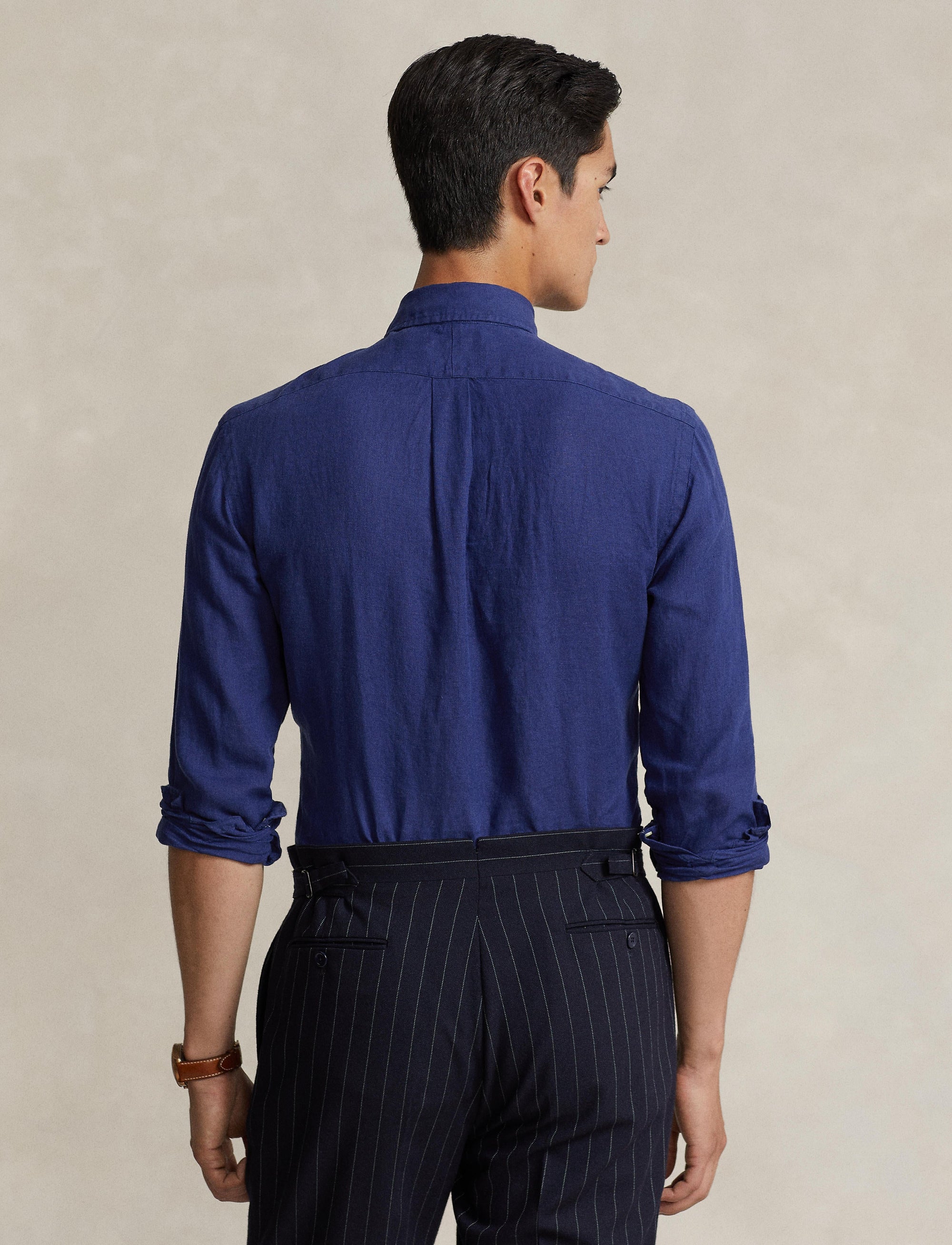 Chemise ajustée en lin - Holiday Navy