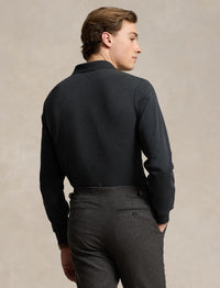 32pcs / NEW // BLACK MARL HEATHER/C9911 POLO SHIRT LONG SLEEVE LSJCCLSM13