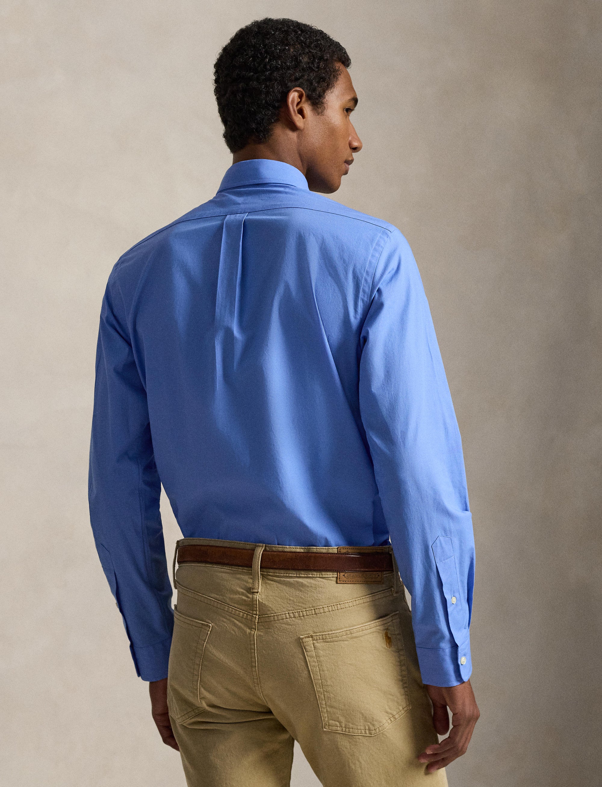 Chemise en popeline stretch Classic Fit - Harbor Island Blue