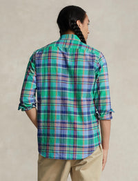 Chemise workwear Oxford écossaise - Green, Blue & Multicolore