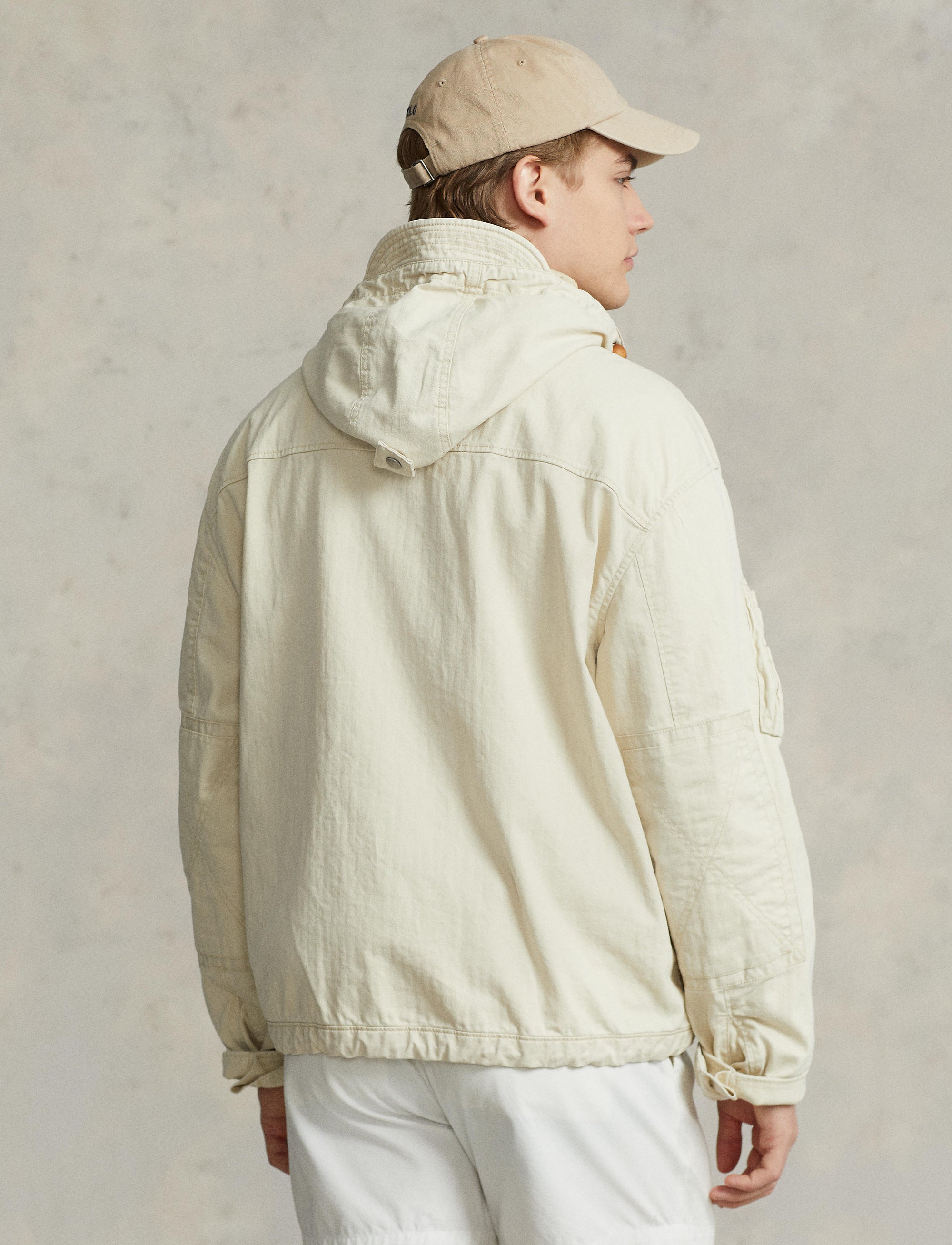 Veste à capuche à chevrons - Full Cream