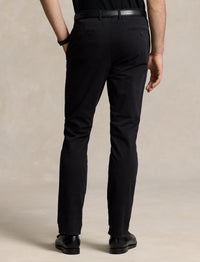 Pantalon Slim Jarrett satinette stretch - Polo Black