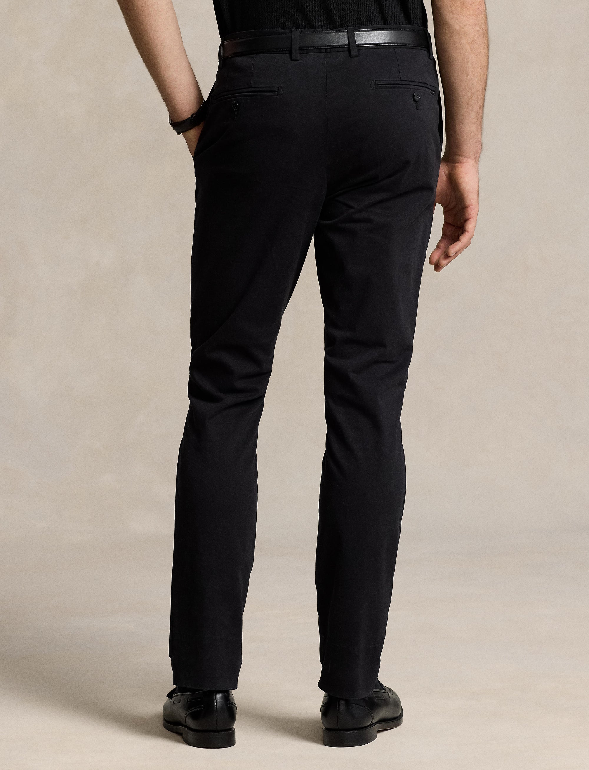 Pantalon Slim Jarrett satinette stretch - Polo Black
