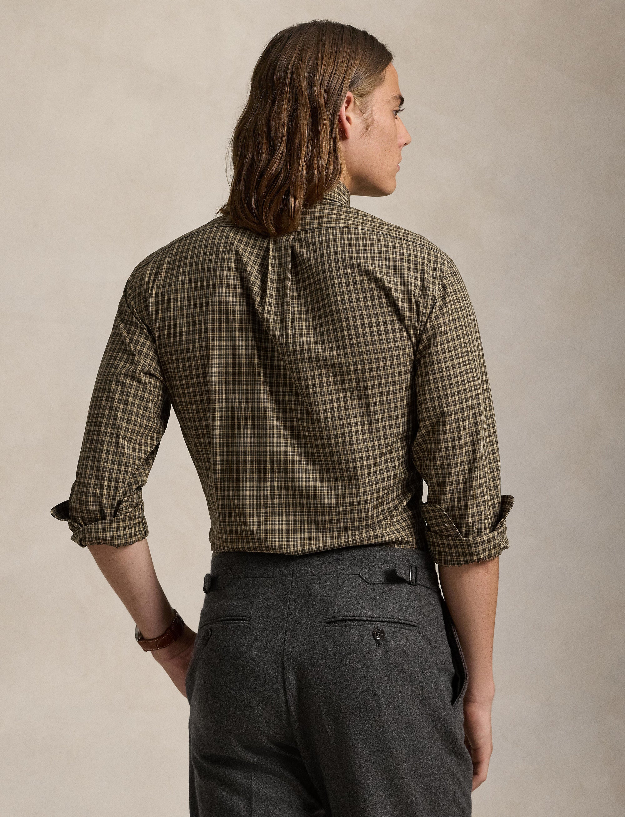 12pcs / NEW // 6538 KHAKI/OLIVE MULTI SPORT SHIRT LONG SLEEVE CUBDPPCS