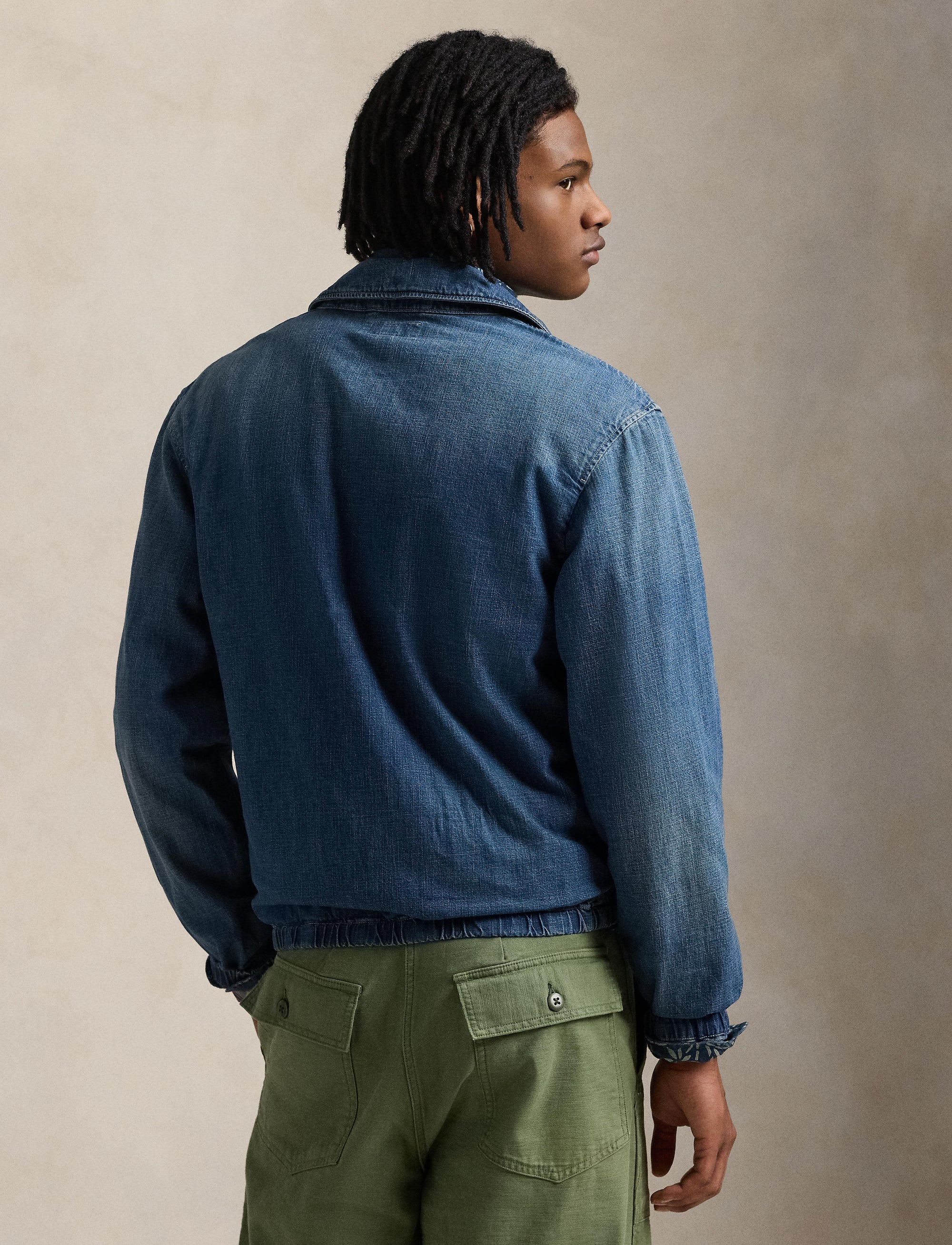 Veste Bayport denim teint à l'indigo - Oak Park