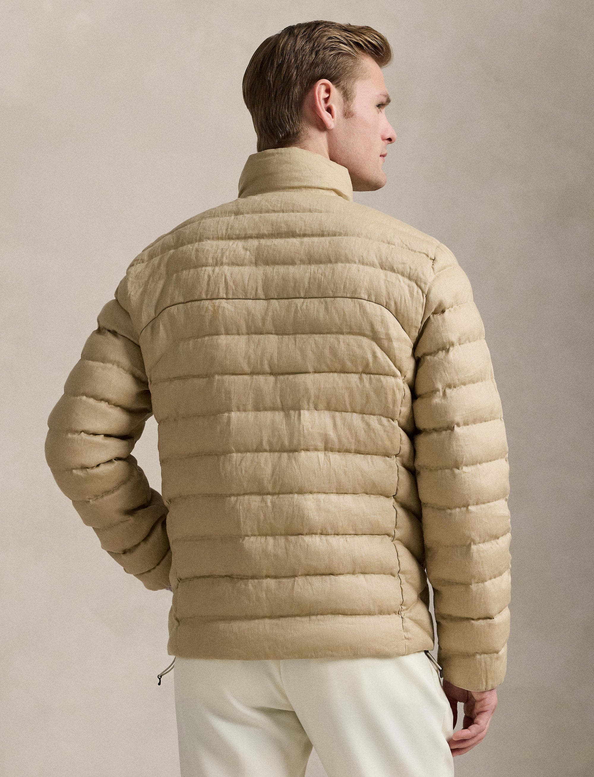 La veste matelassée Colden en lin - Coastal Beige