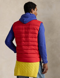 Colden packable down waistcoat - Red