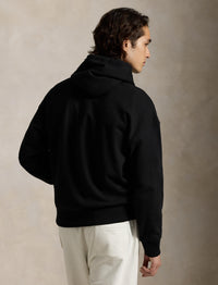 Sweat capuche Relaxed Fit logo en molleton - Polo Black