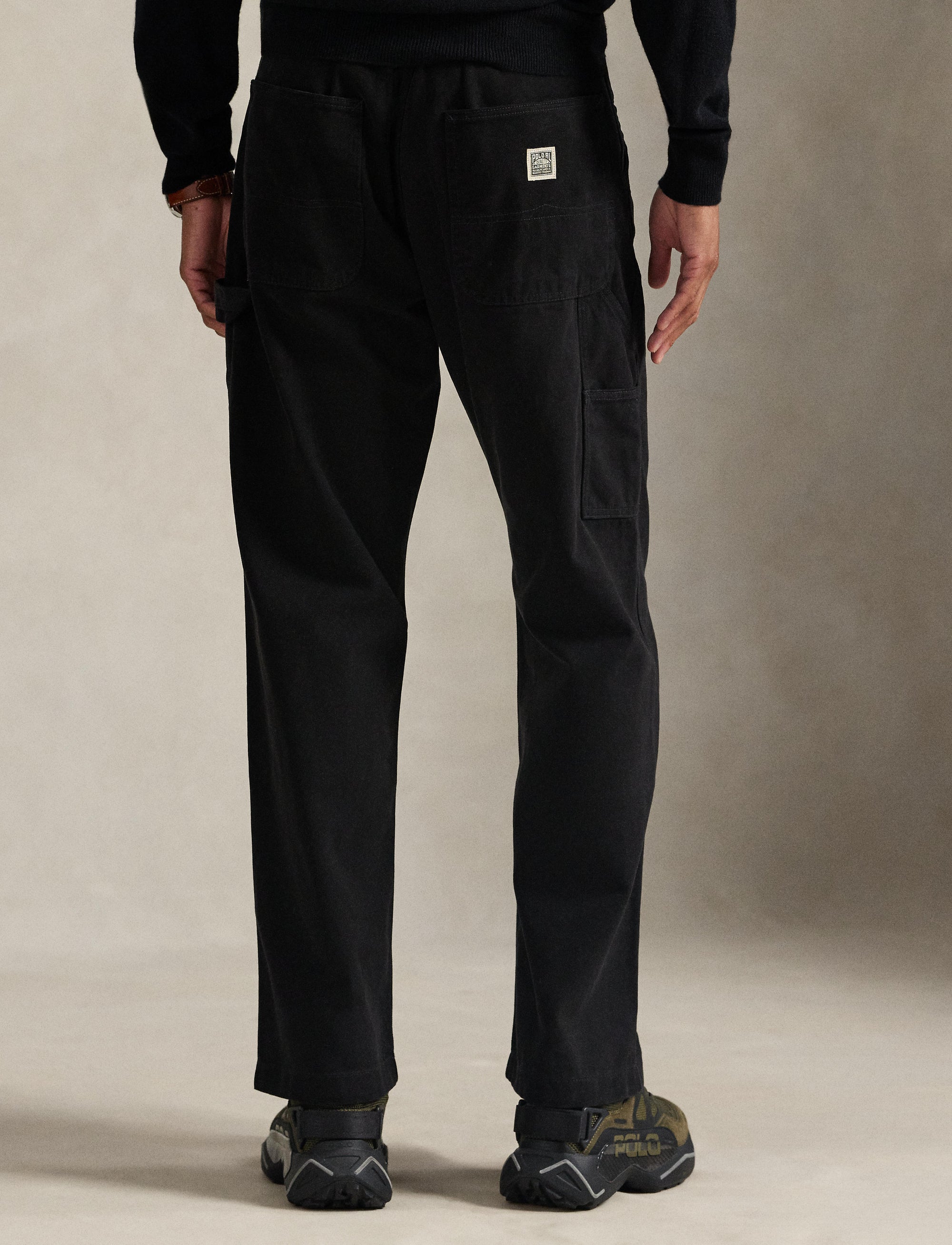 Polo Dungaree Canvas Carpenter Trousers - Polo Black