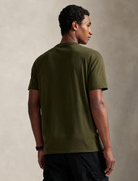 T-shirt à logo en jersey Classic Fit  - Company Olive
