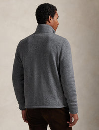 Veste zippée intégrale - Gris chiné