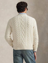 Pull Polo Ralph Lauren Yankees en laine - Cream Combo