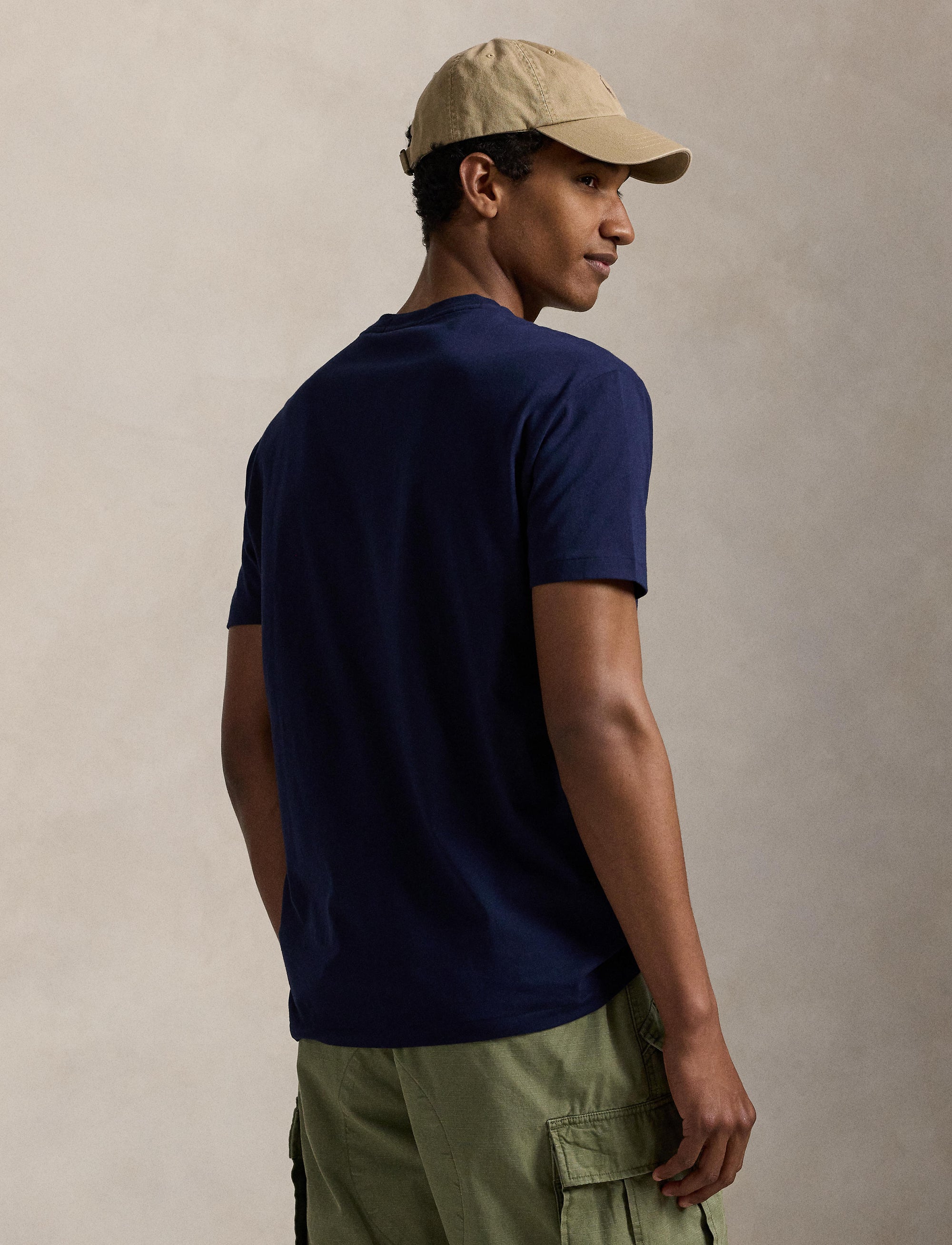 T-shirt à logo Custom Slim Fit - Cruise Navy