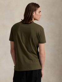 T-shirt à logo Custom Slim Fit - Canopy Olive
