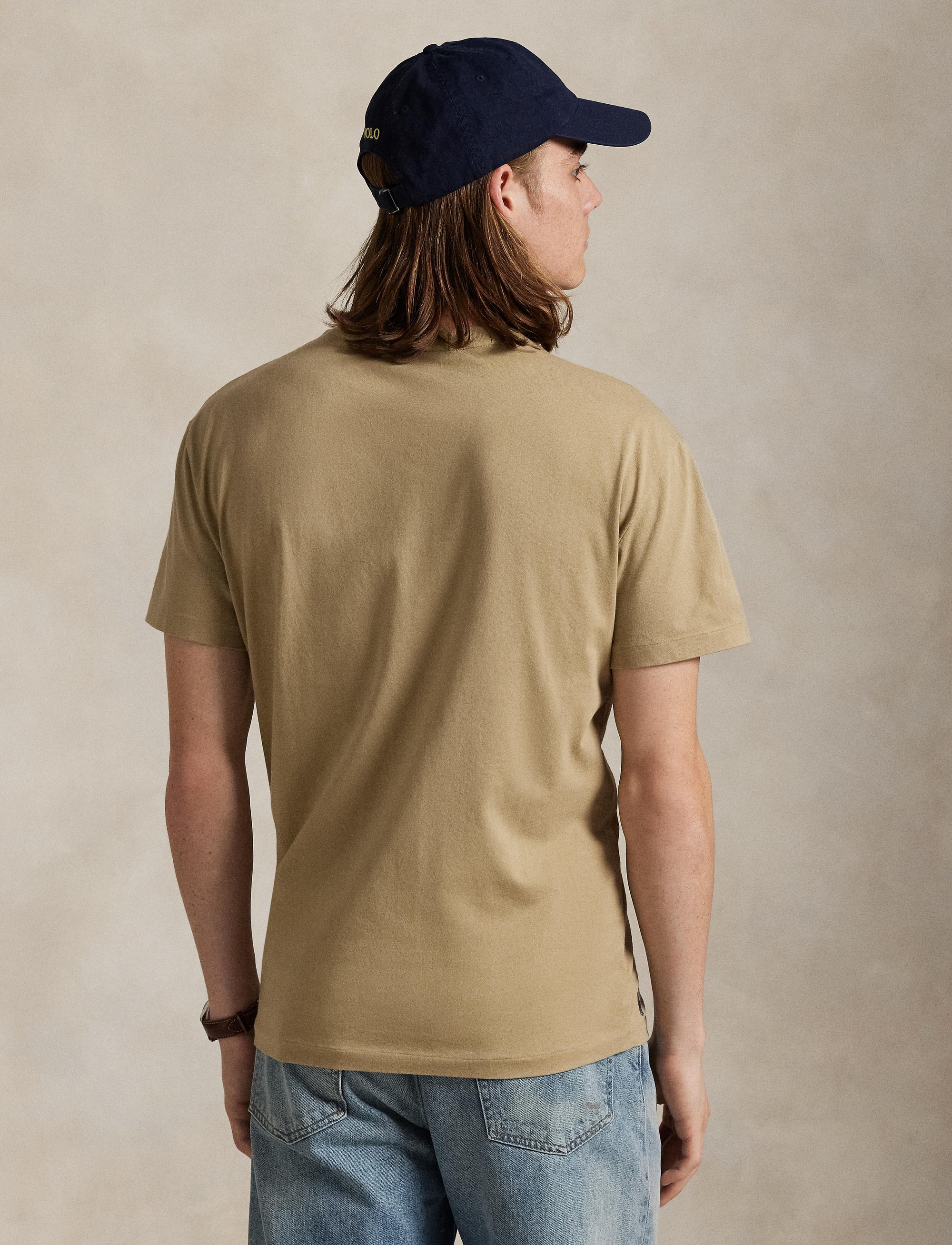 T-shirt à logo Custom Slim Fit - Surrey Tan