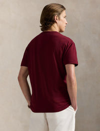 T-shirt à logo Custom Slim Fit - Classic Wine