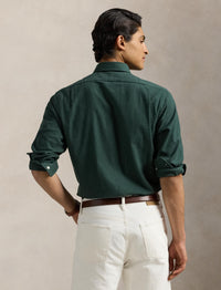 Chemise performance Custom Fit sergé - Landmark Green Heather