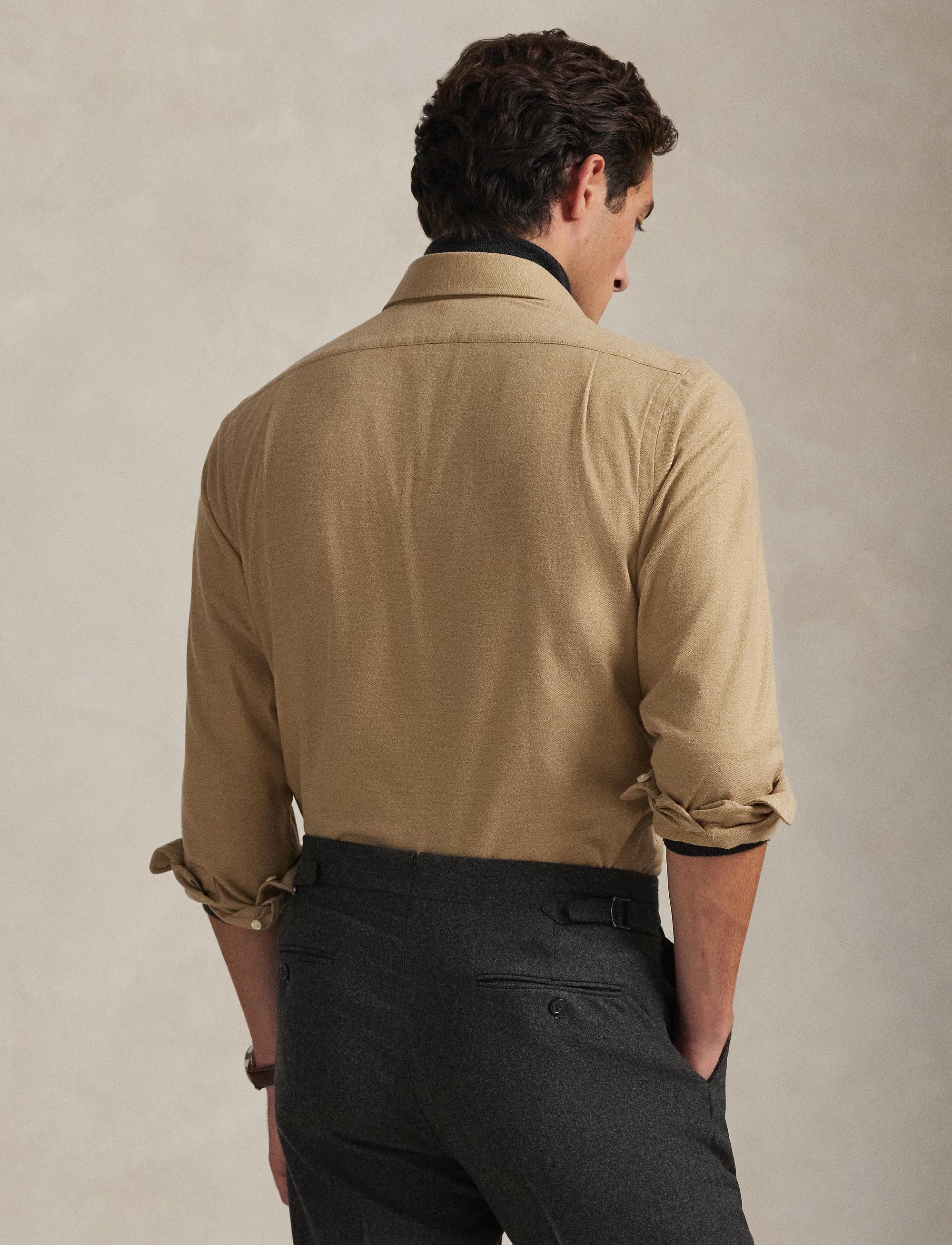Chemise performance Custom Fit sergé - Grey Cloud Heather