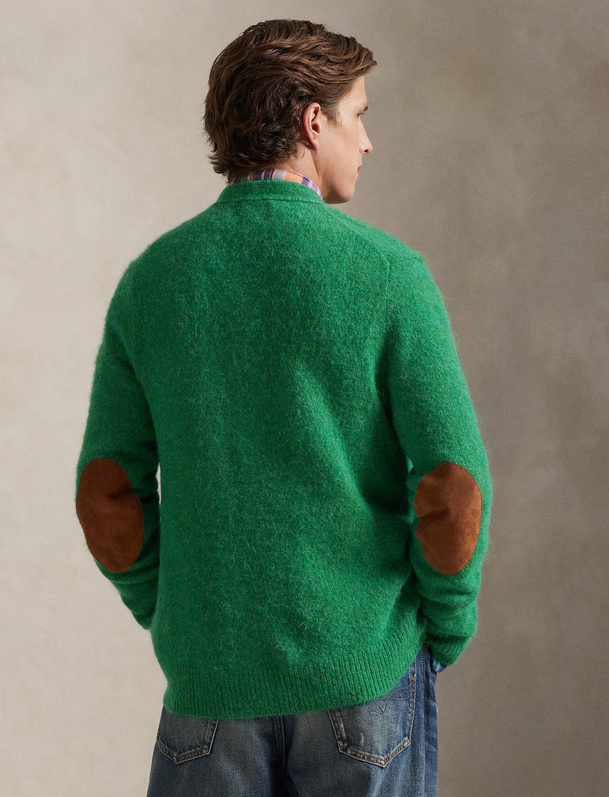 5pcs / NEW // BASIL GREEN CARDIGAN LONG SLEEVE LSVNCARDIGAN
