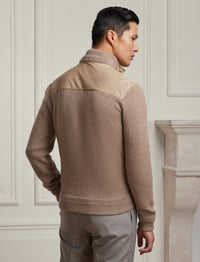 Veste en cachemire et daim - Truffle Melange W & Truffle Sde