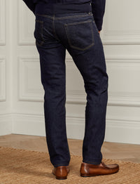 Jean slim stretch lisière selvedge - Bleu