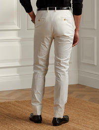 Pantalon Slim Fit chino stretch - Deckwash White