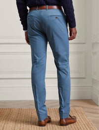 Slim-fit stretch chino trousers - Stone