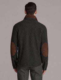 Surchemise en laine - Dark Grey Melange