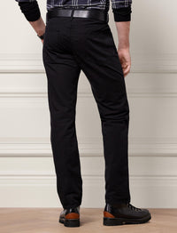 CHECK FRONT - Polo Black