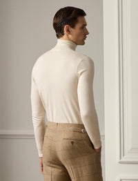 Pull à col roulé en cachemire - Classic Cream
