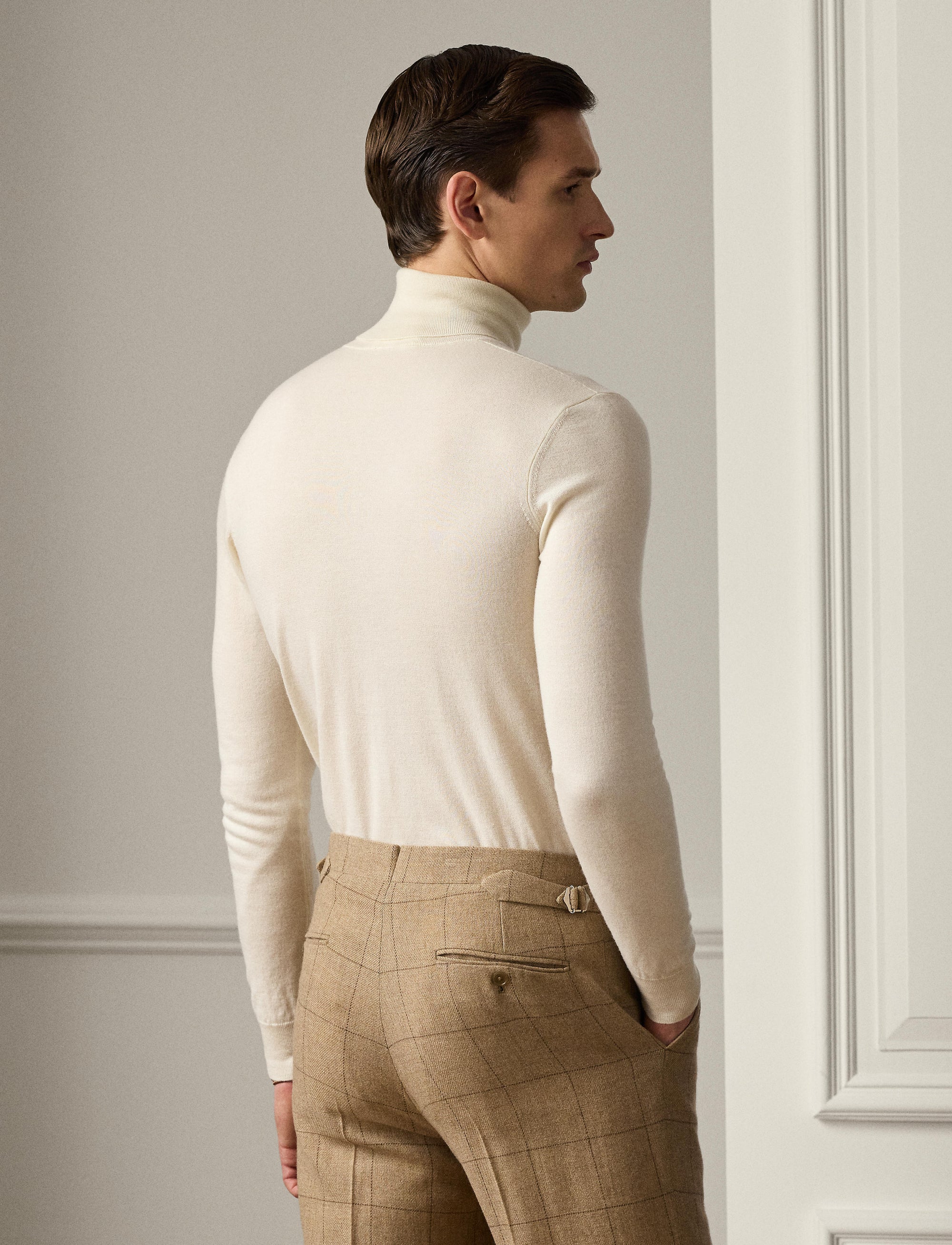 Pull à col roulé en cachemire - Classic Cream