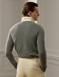 Polo Bear cashmere jumper - Cls Light Grey Heather