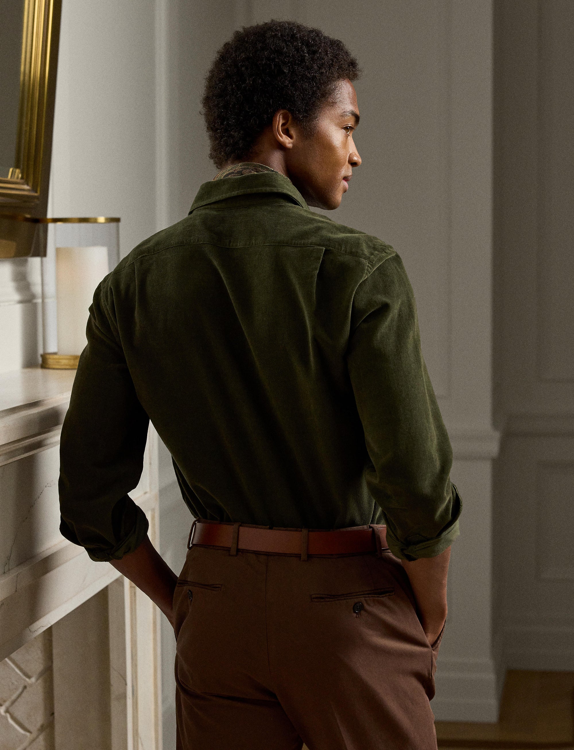 Corduroy shirt - Forest Night