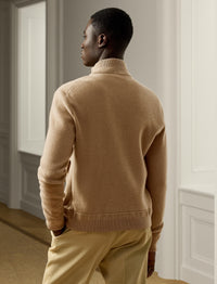 Cardigan en laine - Classic Camel