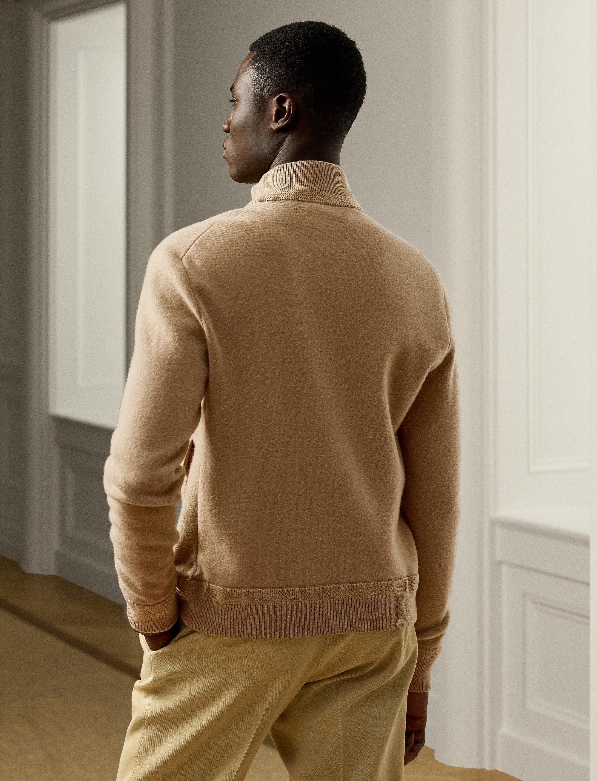 Cardigan en laine - Classic Camel