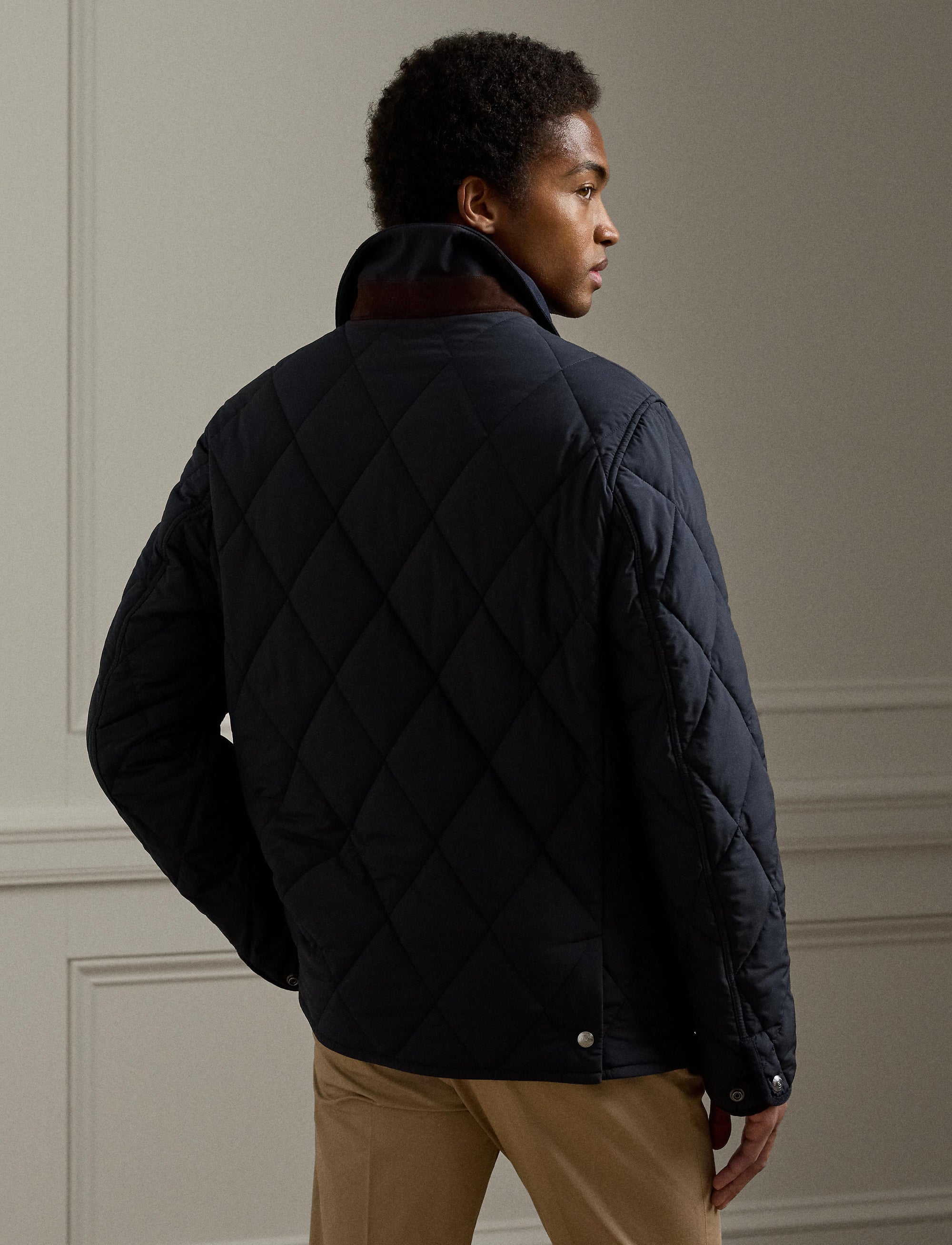 Carleton quilted down jacket - Classic Chairman Navy